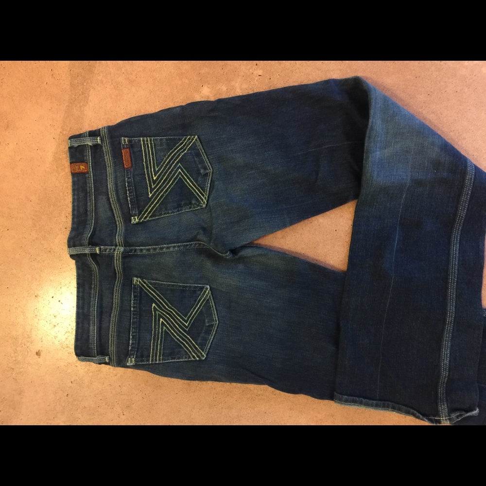 7 for All Mankind Flint Jeans. Size 30. 32 inseam.